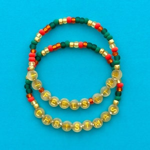 Muppet Christmas Carol It Feels Like Christmas Beaded Bracelets