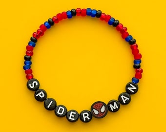 Spider-Man Beaded Bracelet