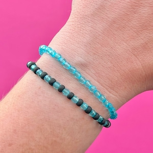 Tron Lightcycle All Seed Beaded Bracelets