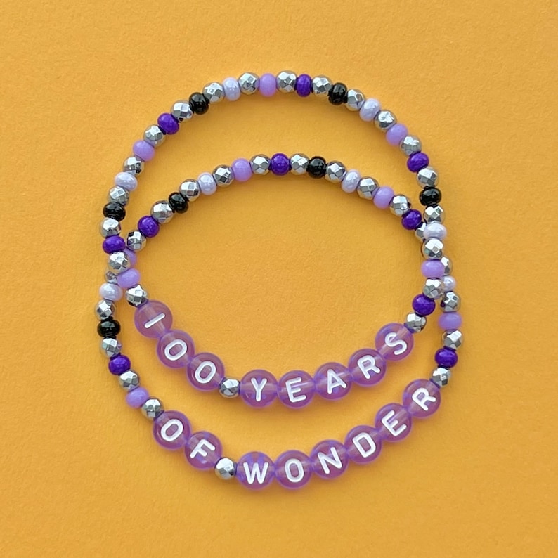 100th Anniversary 100 Years Of Wonder Beaded Bracelets image 1