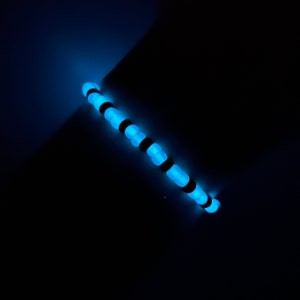 Tron All Seed Glow-In-The-Dark Beaded Bracelet