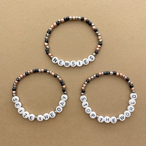 Newsies / Seize The Day / Stop The World Beaded Bracelets