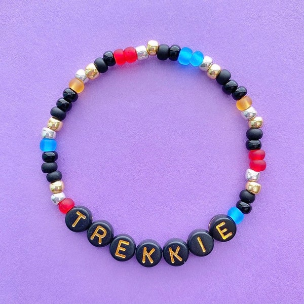 Star Trek Trekkie Beaded Bracelet