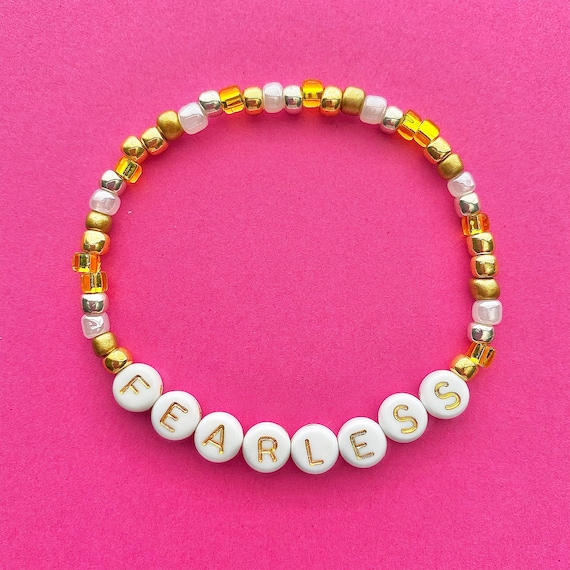 テイラー・スウィフト フィアレス ビーズブレスレット - Etsy 日本