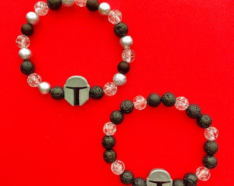 Braccialetto di perline Mandalorian BubbleYay