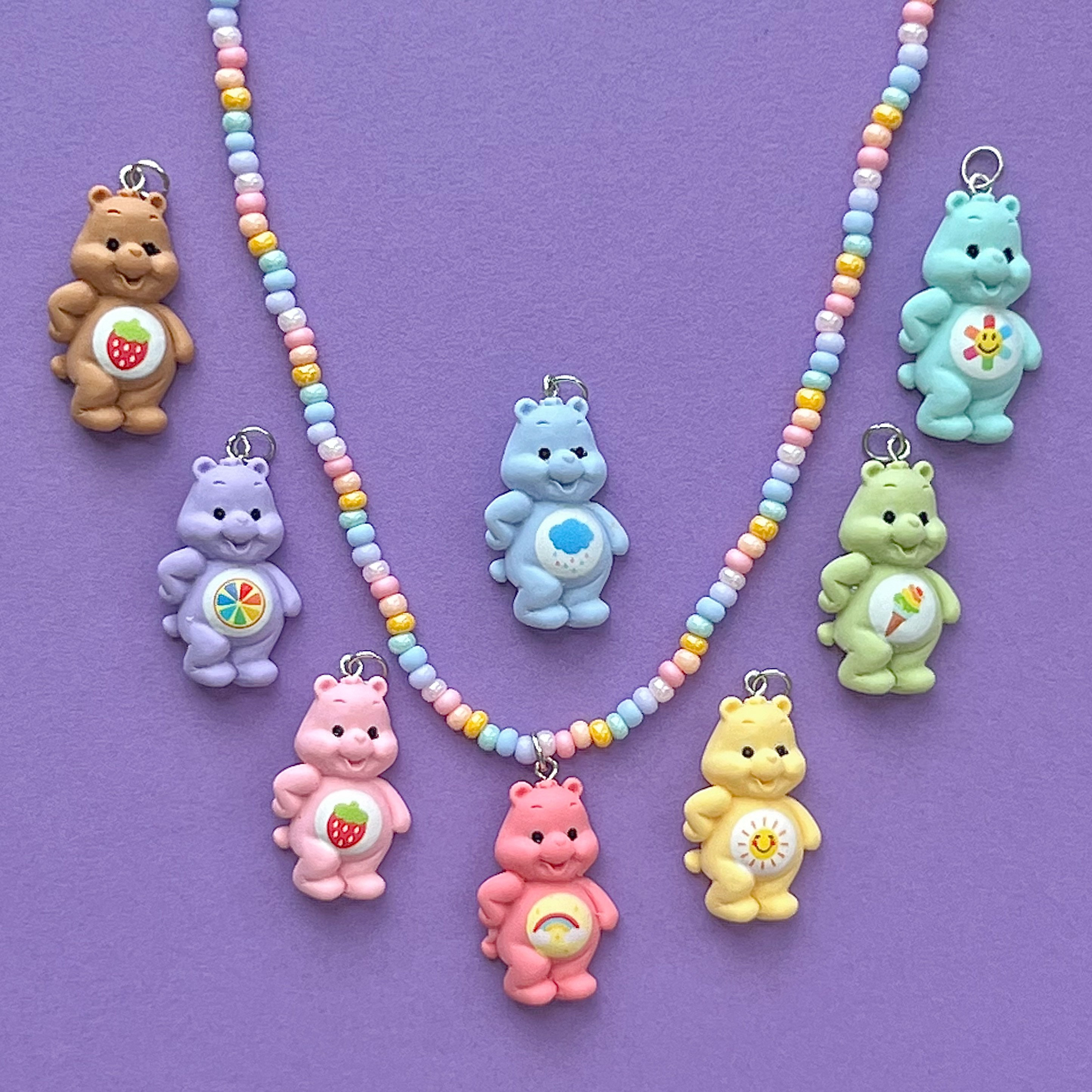 Care bear necklace sale