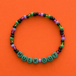Hulk Out Beaded Bracelet