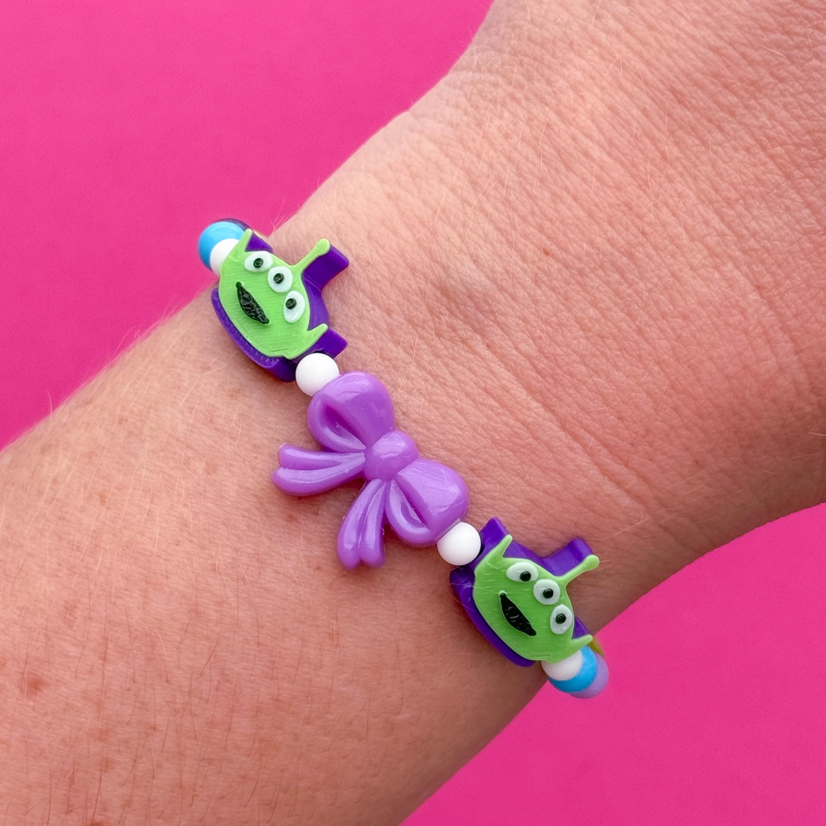 Alien Bow Toy Story Beaded Bracelet - Etsy