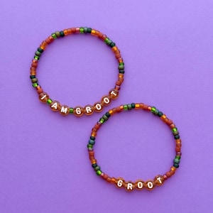 I Am Groot Beaded Bracelet