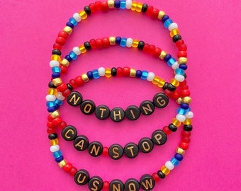 ミッキーとミニーのランナウェイ・レールウェイ 何も私たちを止めることはできない ビーズブレスレット