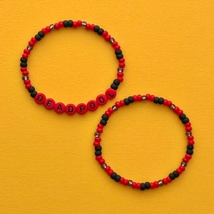 Deadpool Beaded Bracelets