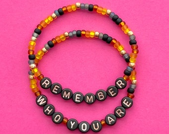 Lion King Remember Who You Are Beaded Bracelets