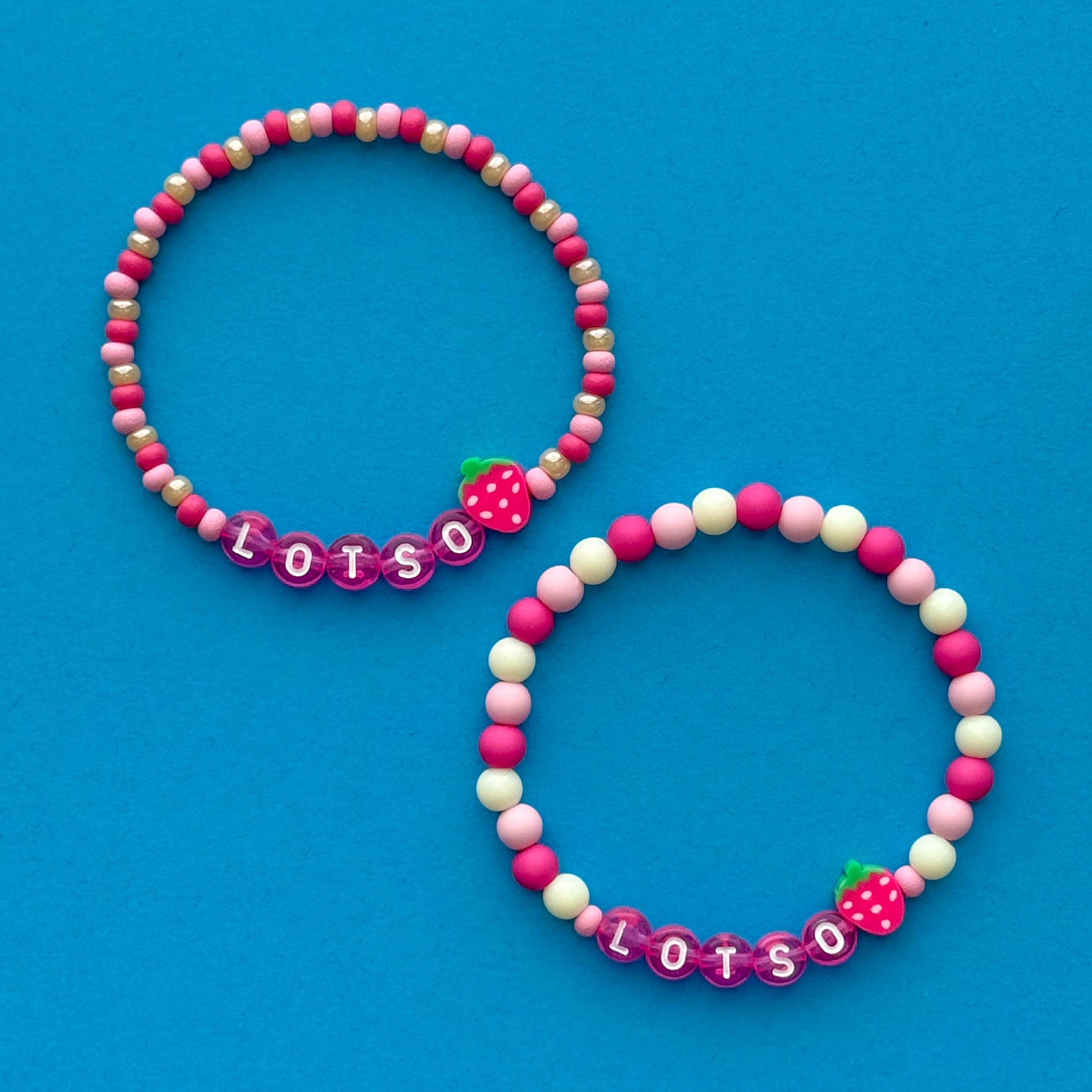 Lotso Toy Story Beaded Bracelet - Etsy