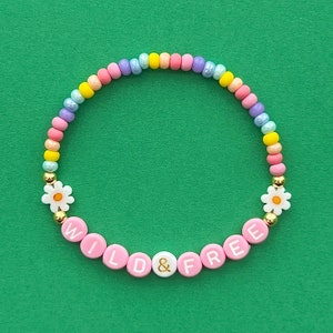 Wild & Free Daisy Beaded Bracelet