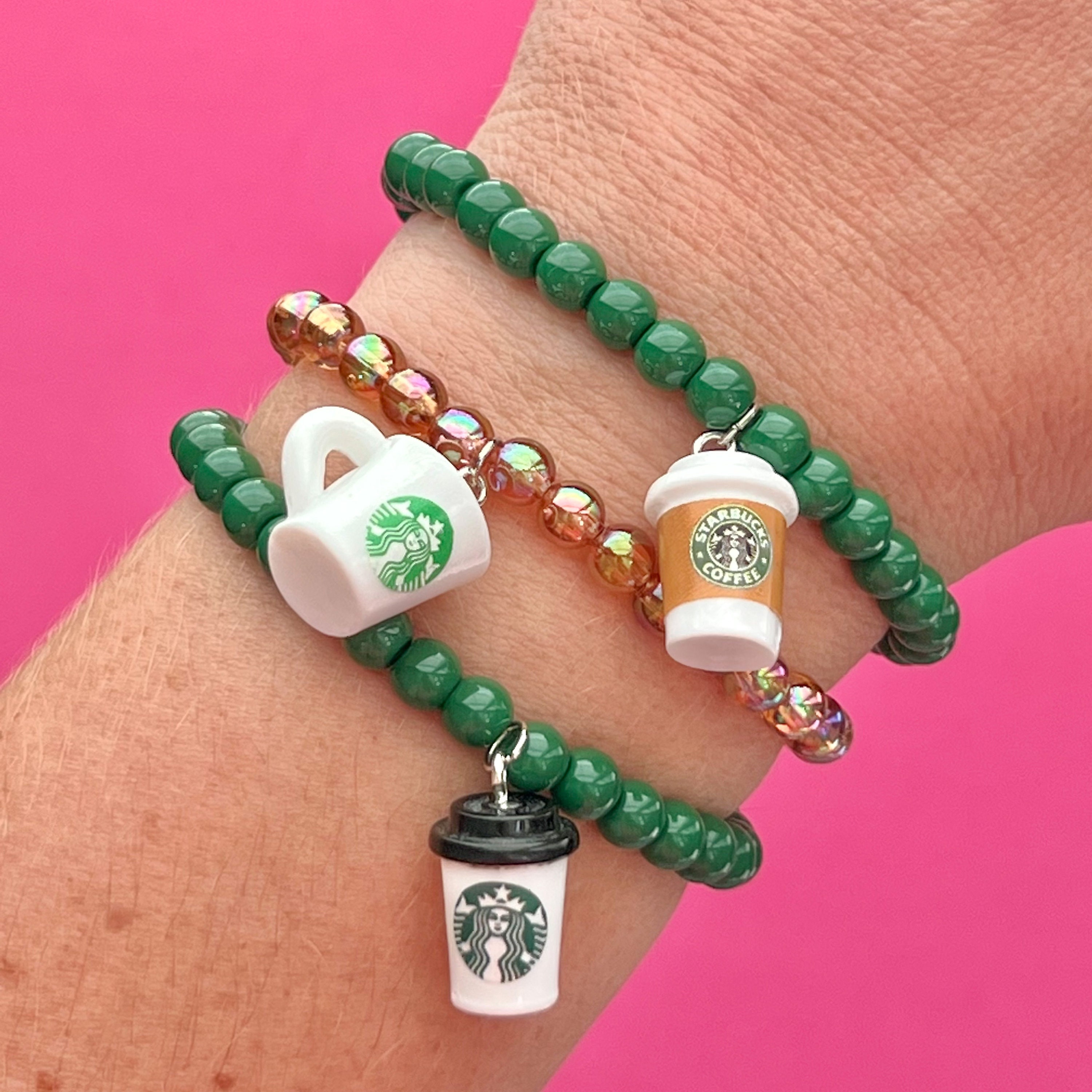 Beaded Starbucks Cup - Etsy Singapore