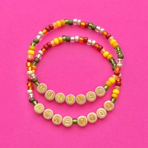 Winnie The Pooh Hundred Acre Wood Beaded Bracelets