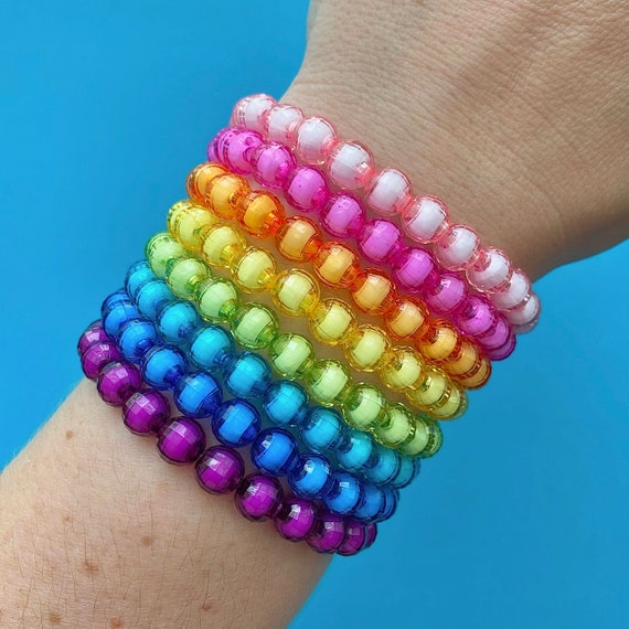 Pulseras de cuentas sólidas de Neon 90 -  España