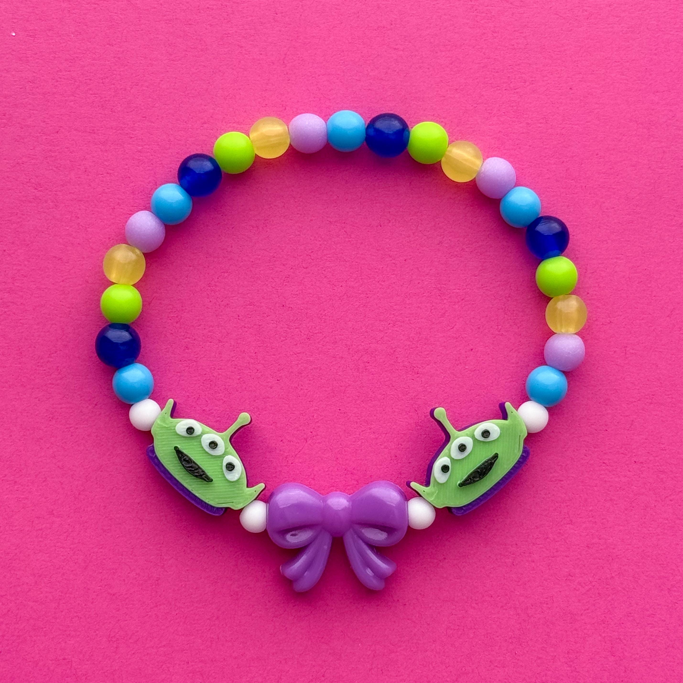 Alien Bow Toy Story Beaded Bracelet - Etsy