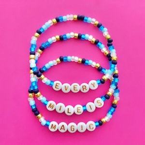 RunDisney Every Mile Is Magic Beaded Bracelets