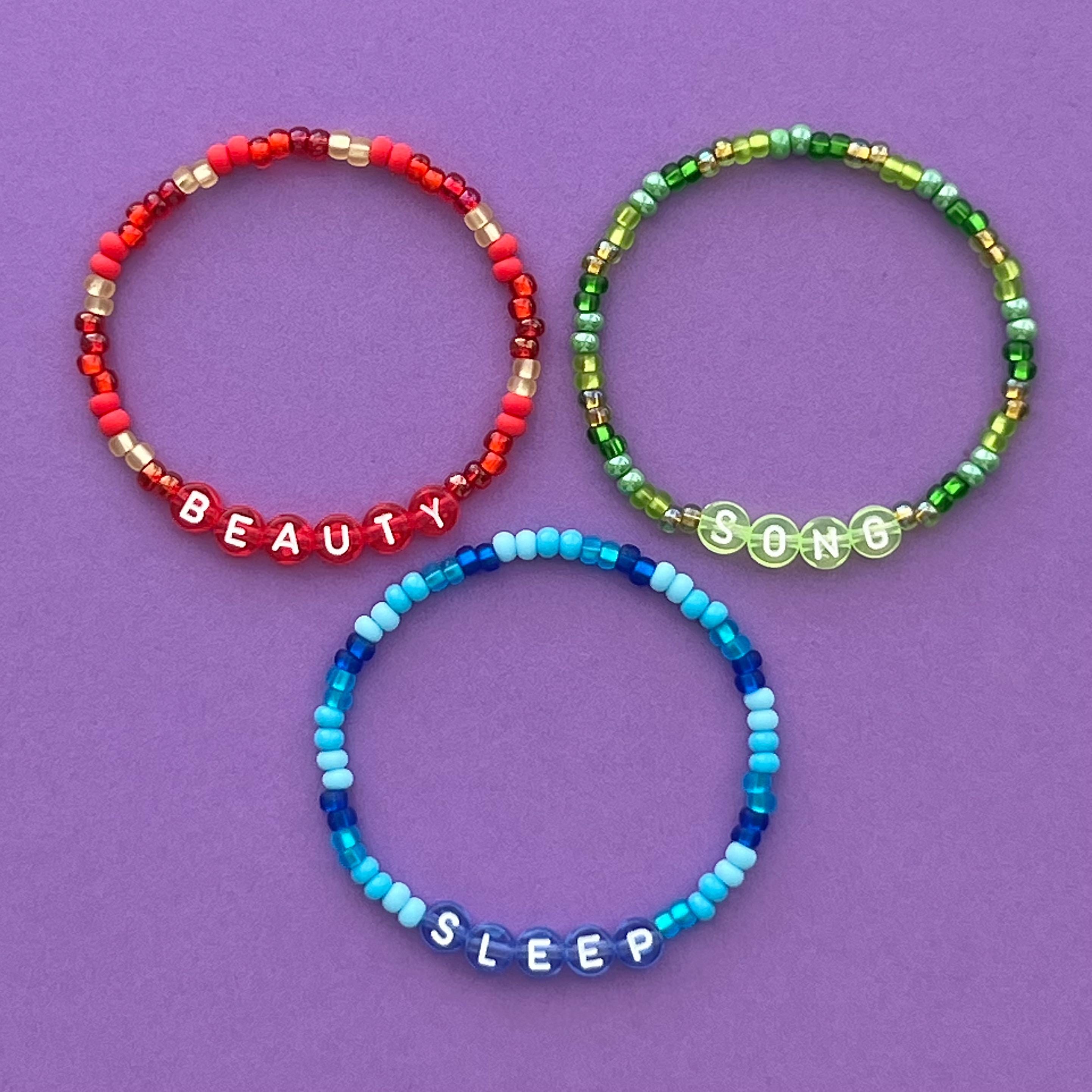Three Good Fairies Gifts Sleeping Beauty Beaded Bracelets