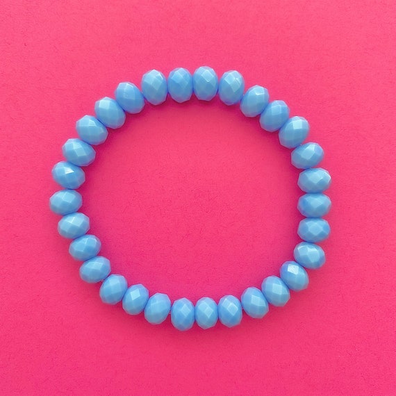 Ghost Bead Bracelets Periwinkle