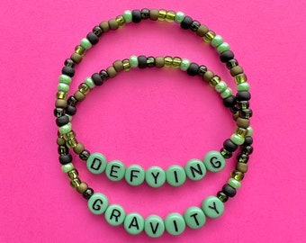 Wicked Defying Gravity Beaded Bracelets