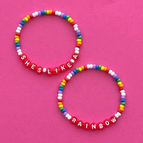 Rolling Stones She's Like A Rainbow Beaded Bracelets