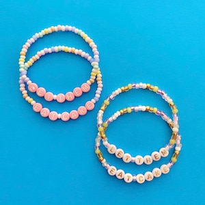 Let Them Eat Cake Beaded Bracelets