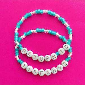 Breakfast At Tiffany’s Return To Tiffanys Beaded Bracelets