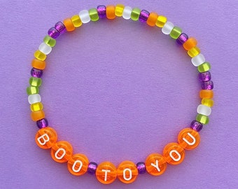 Boo To You Beaded Bracelet