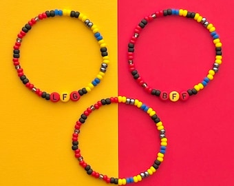 Deadpool and Wolverine LFG BFF Beaded Bracelets