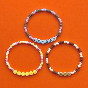 Eeyore Rabbit Owl Winnie The Pooh Beaded Bracelets