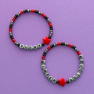Bucky Winter Soldier Beaded Bracelets