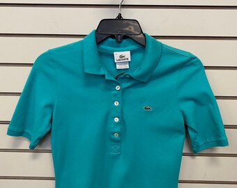 cropped lacoste polo