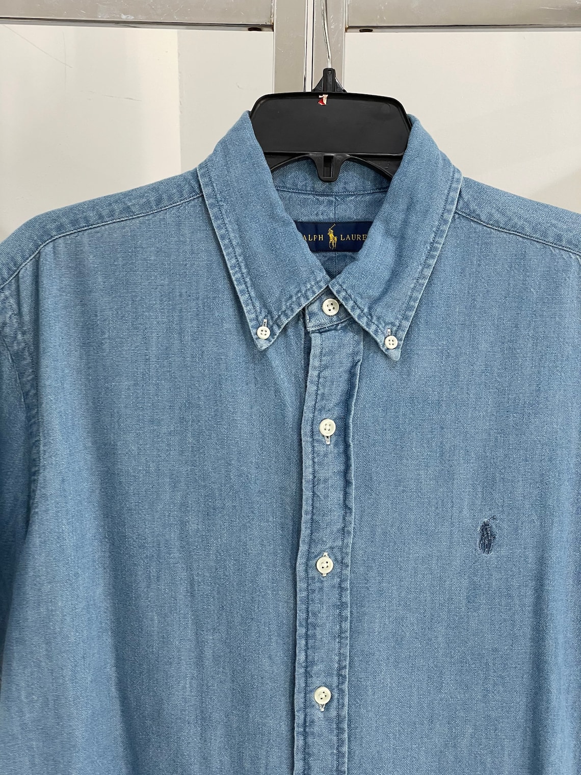 Vintage Ralph Lauren denim shirt / L | Etsy