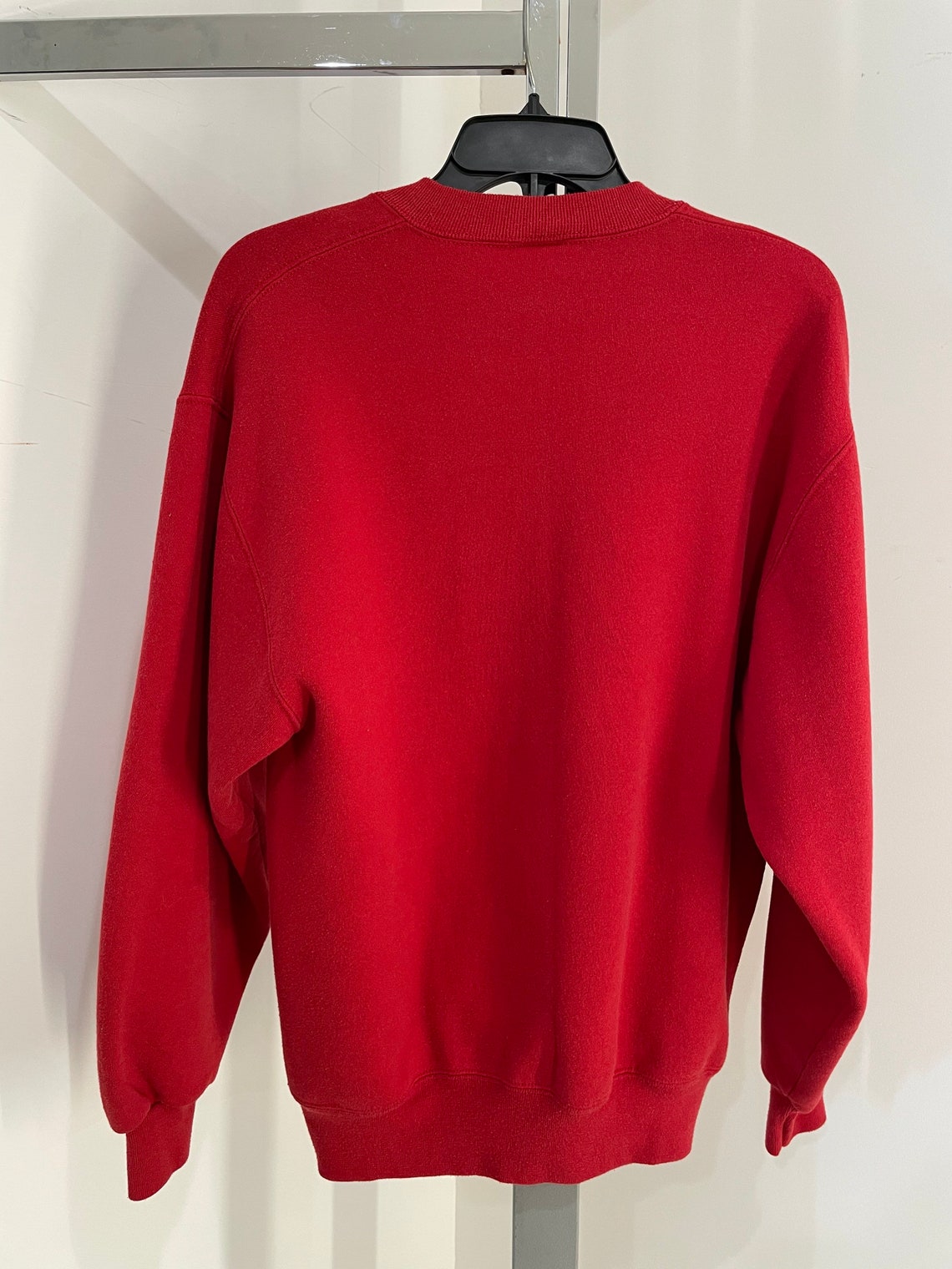 90s Russell red crewneck / M | Etsy