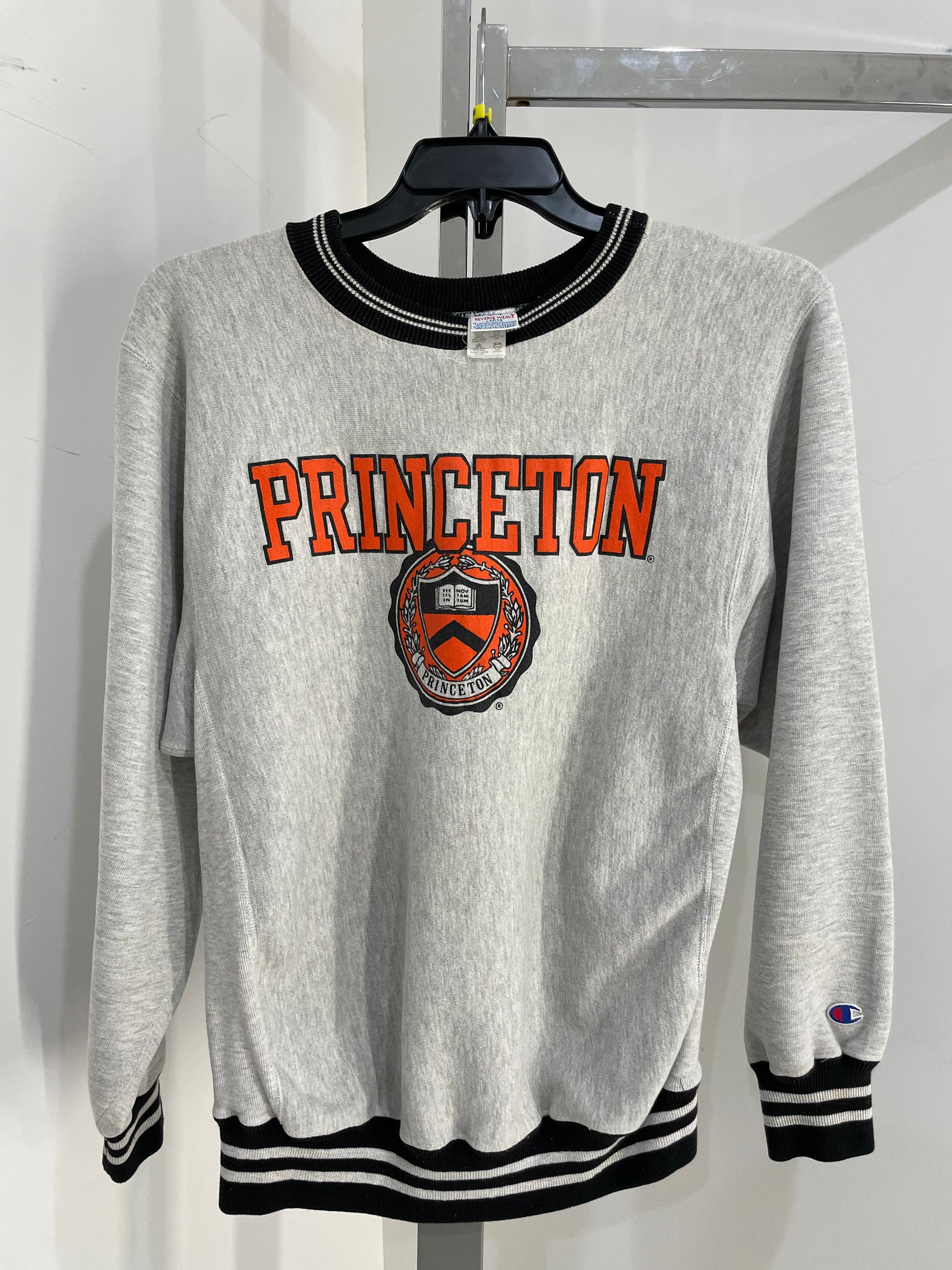 Vintage Rare 90s Champion Reverse Weave Sweater Princeton Etsy