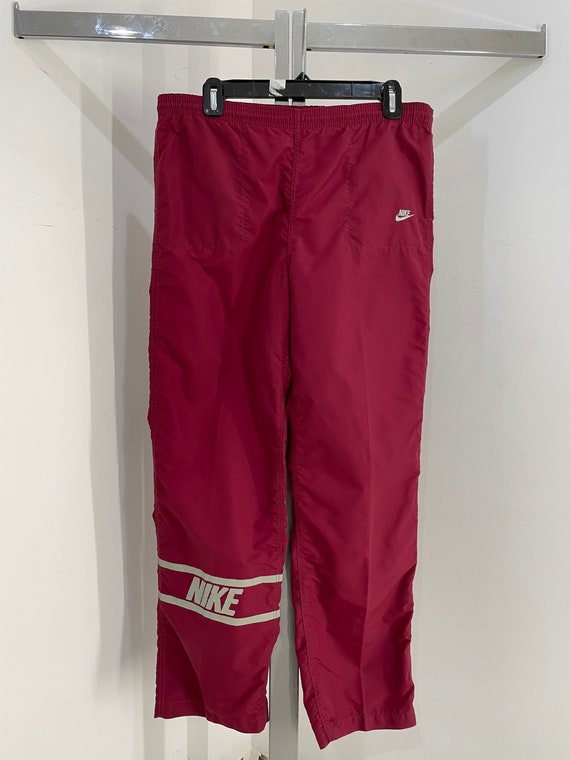 Vintage 70s-80s Nike Maroon Track Pants 