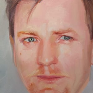Vero e proprio ritratto all'olio realizzato direttamente da una foto