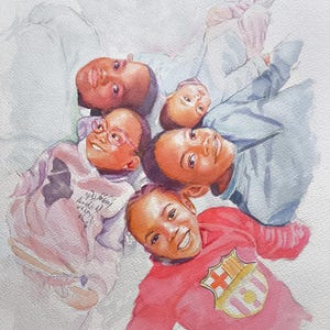 Portrait de famille format A3