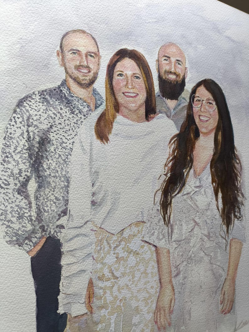 Portrait de famille format A3
