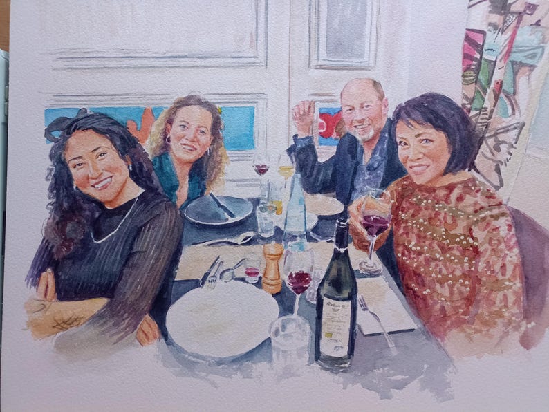 Portrait de famille format A3