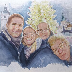 Portrait de famille format A3