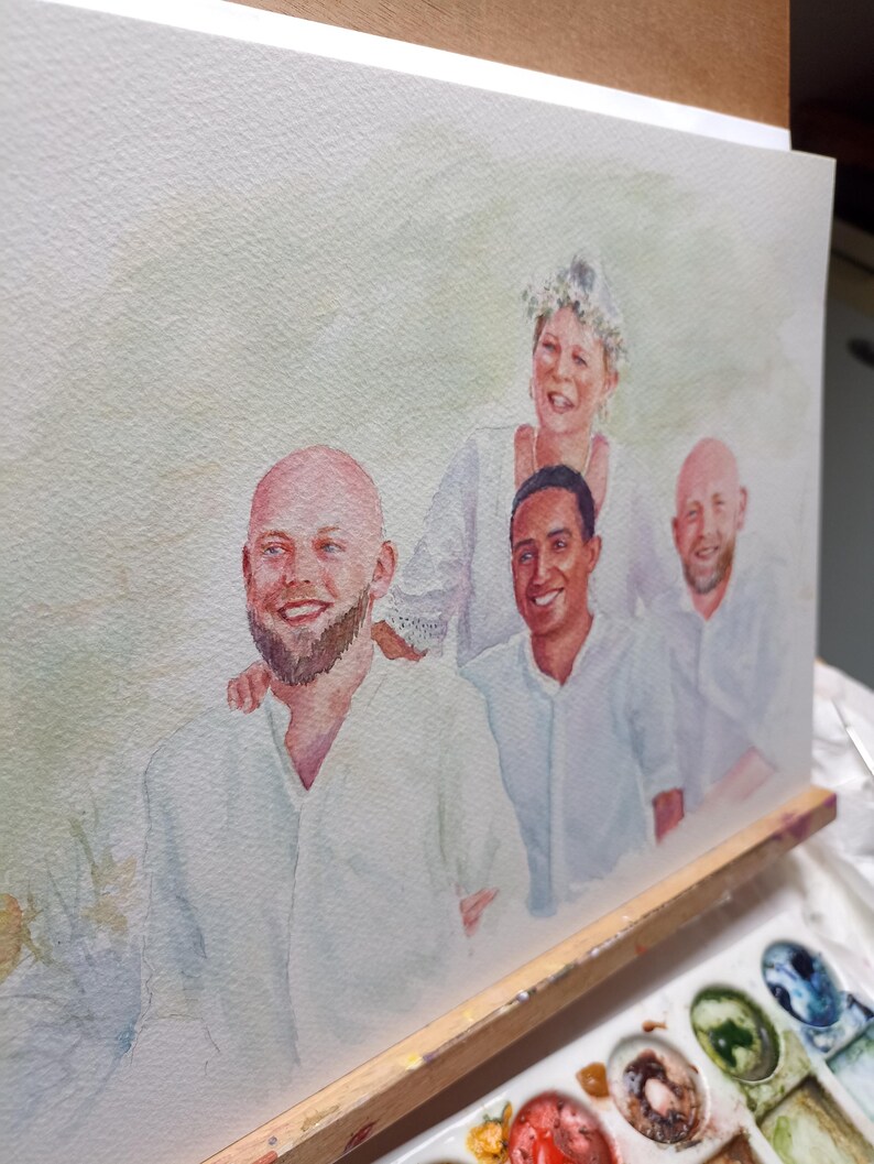 Aquarelle sur papier format A4