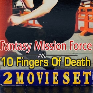 Fantasy Mission Force & 10 Fingers Of Death (vintage Jackie Chan martial arts vhs set)