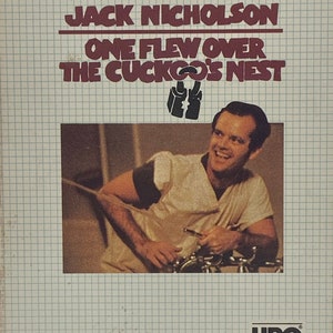 One Flew Over The Cuckoo’s Nest (vintage drama vhs tape)