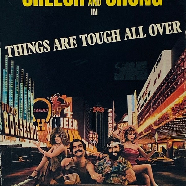 Cheech & Chong: Things Are Tough All Over (vintage stoner comedy vhs)