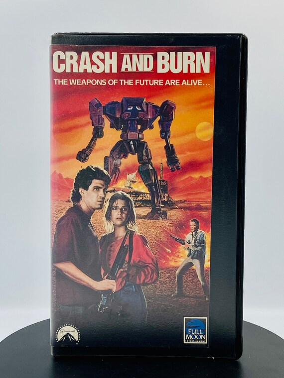 Crash and Burn vintage Science Fiction Vhs Etsy
