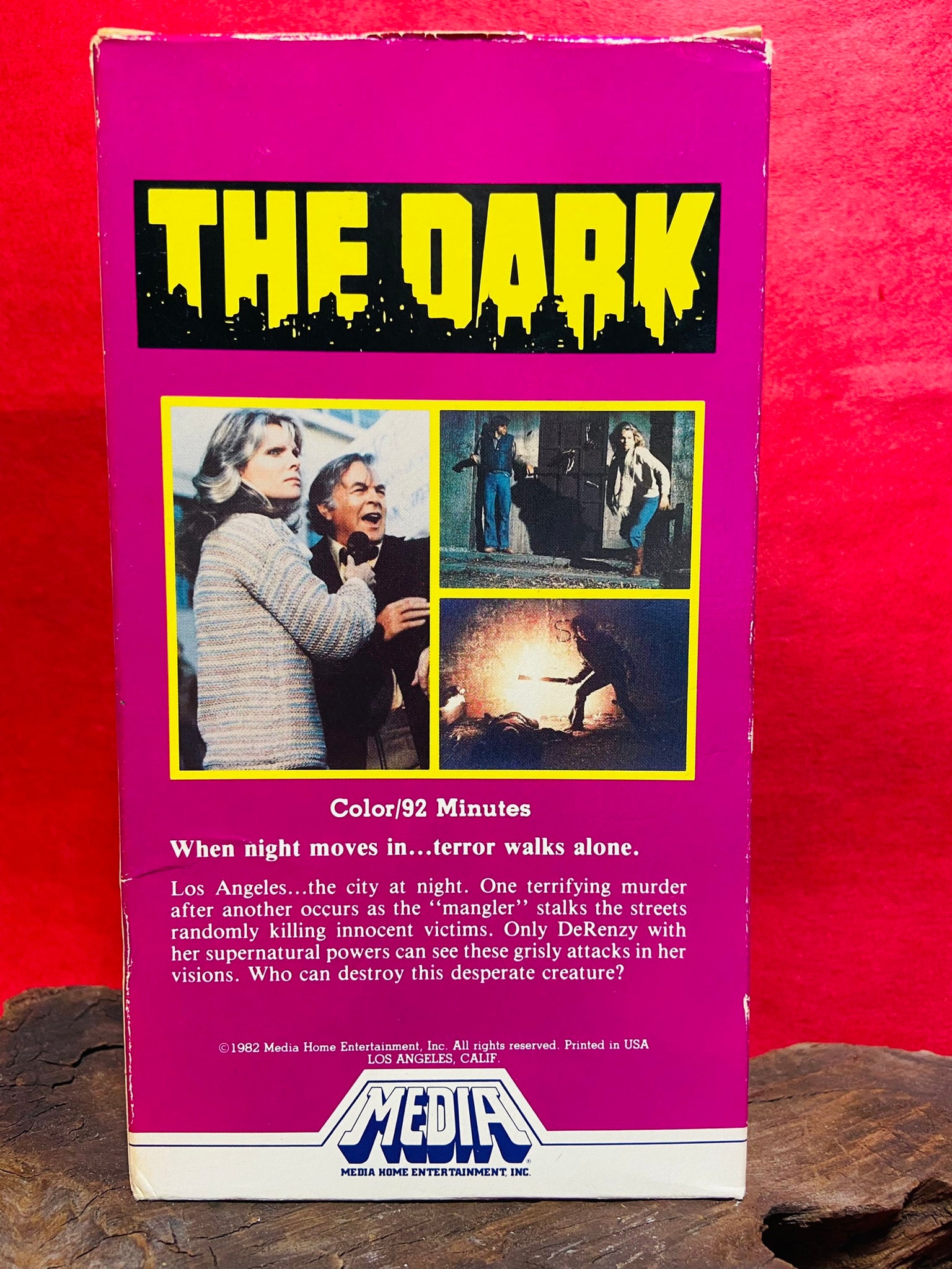 The Dark vintage Horror Vhs Tape Etsy