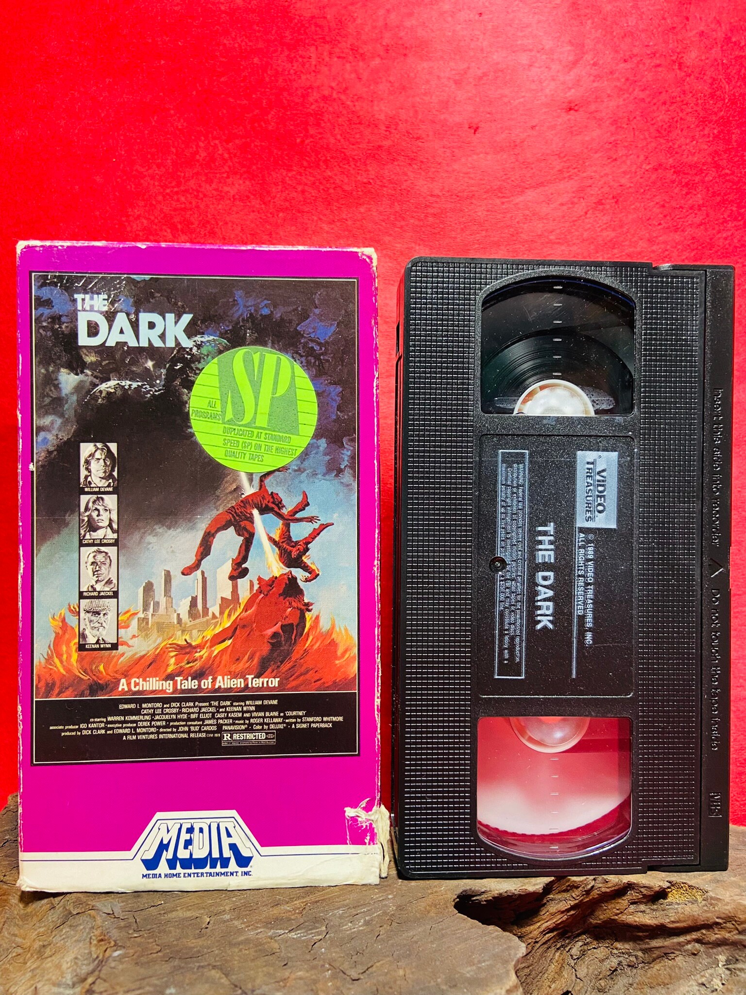 The Dark vintage Horror Vhs Tape Etsy